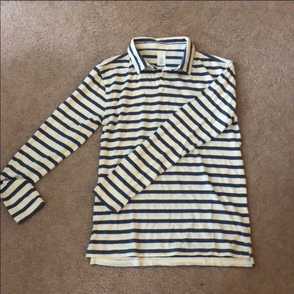 Striped Crewcuts long sleeves polo.  Never worn.